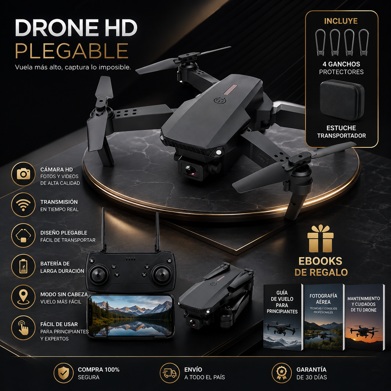 DRON 🚁¡Explora el cielo como un profesional!📸